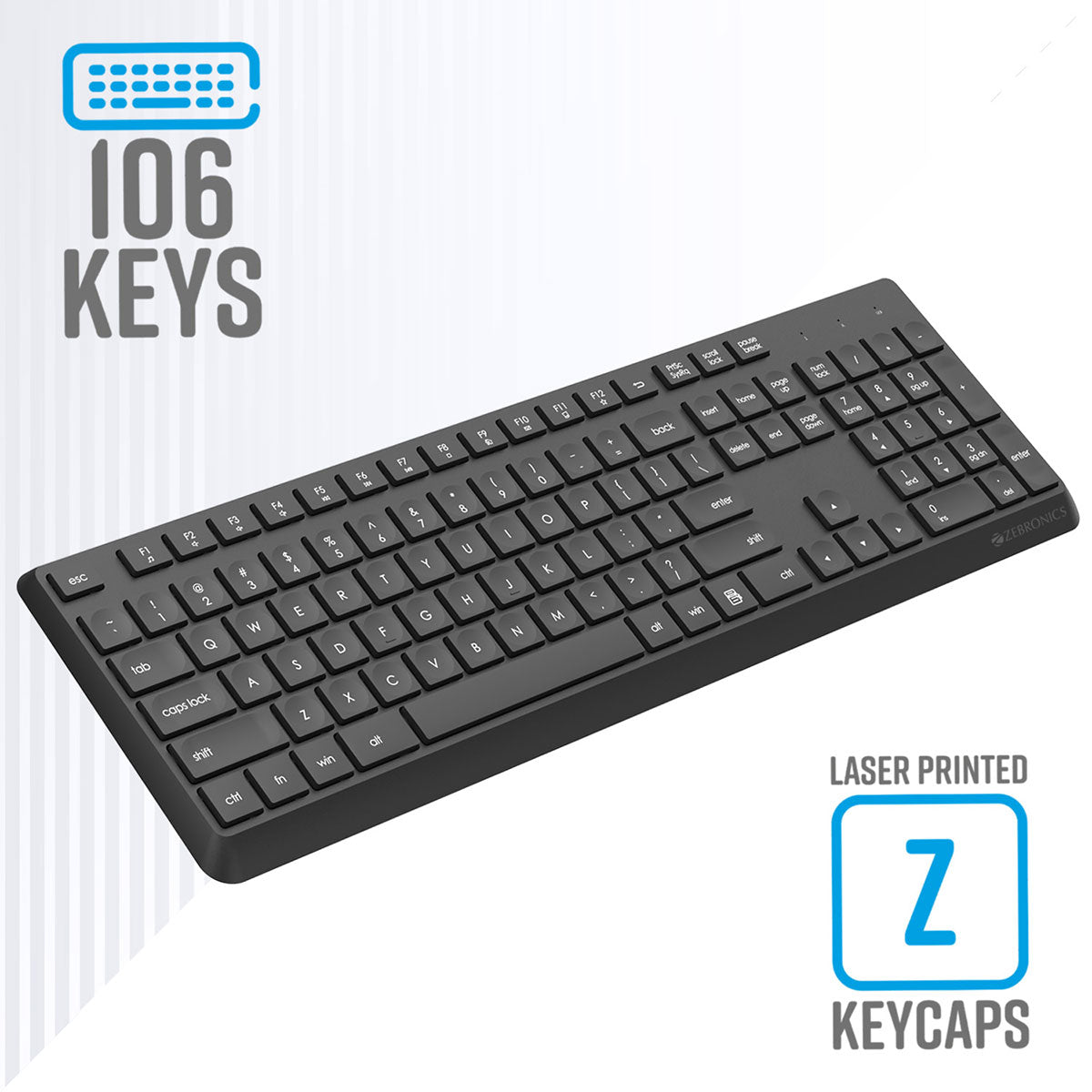 Zeb-Companion 200 - Keyboard and mouse combo - Zebronics