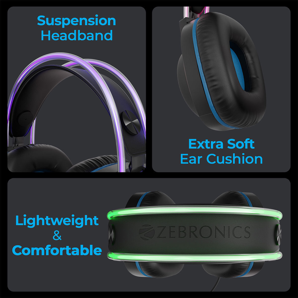 Zebronics Jet Pro - Gaming Headphone with Mic