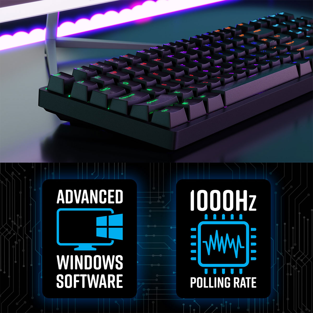 Zeb-Nitro Pro - Mechanical Keyboard - Zebronics