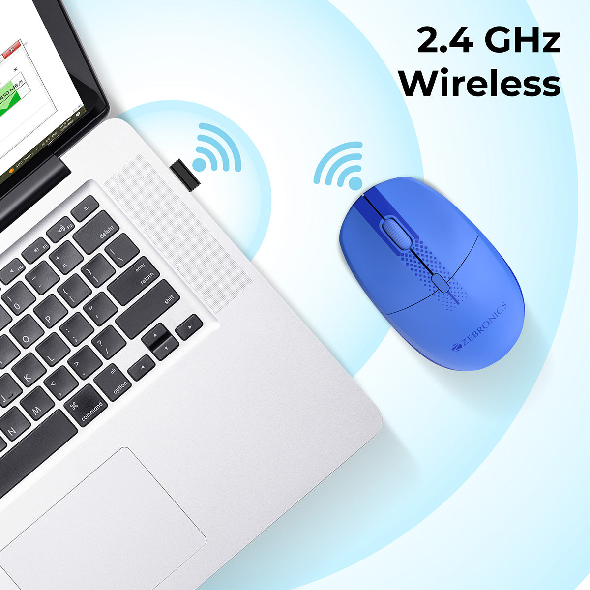 Zeb-Pop - Wireless Mouse - Zebronics
