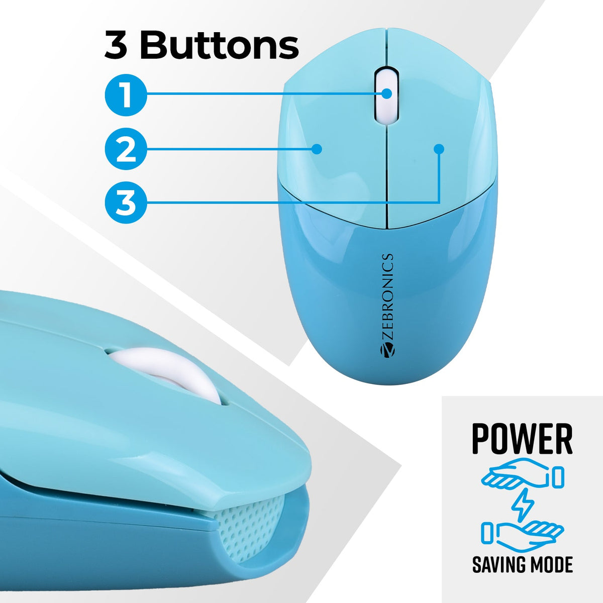 Zebronics Companion 301 Wireless Keyboard and mouse combo