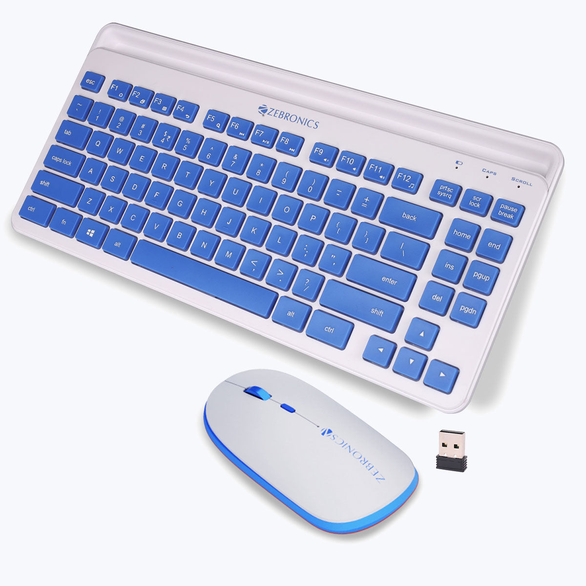 Zeb-Companion 114 - Wireless Keyboard and Mouse Combo - Zebronics