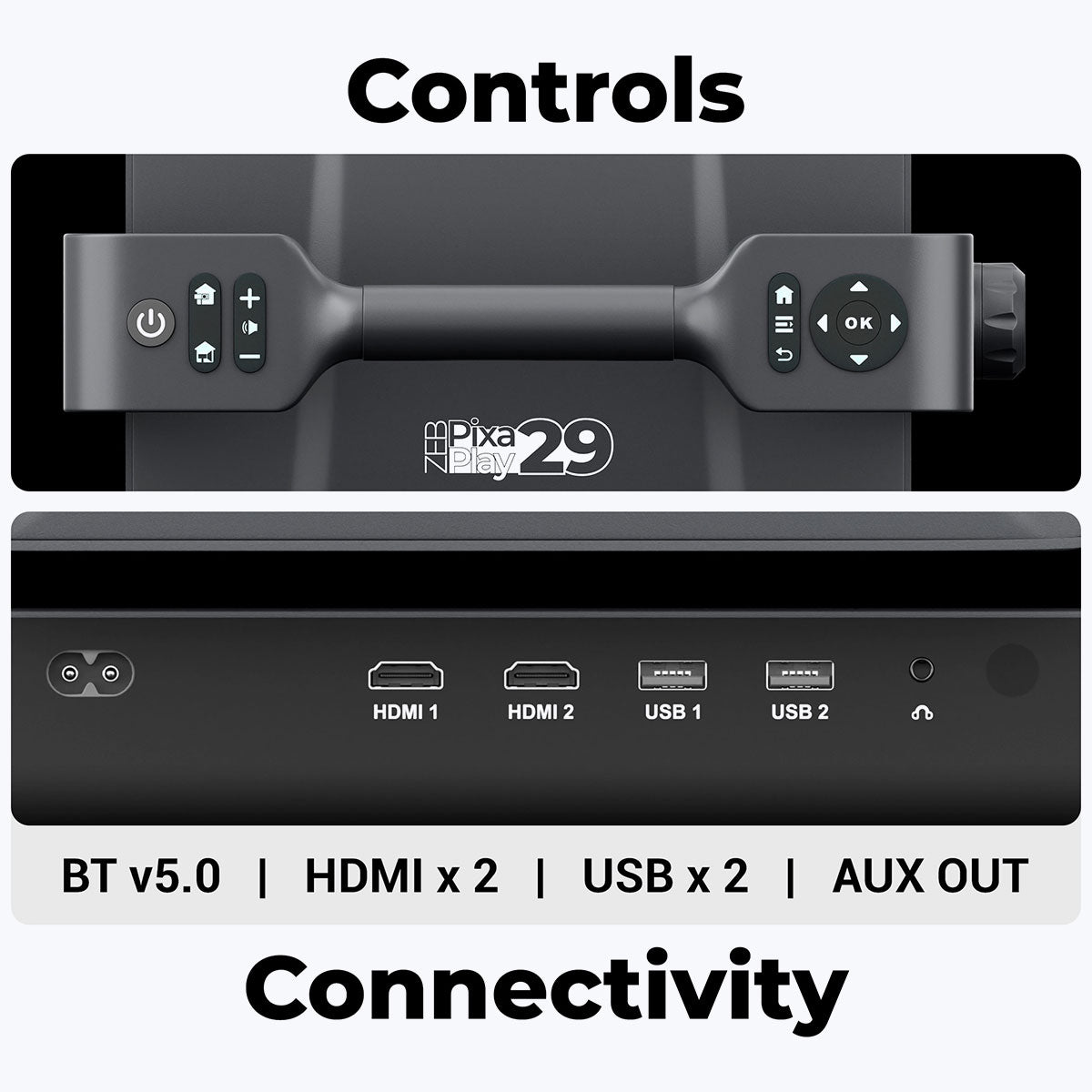 Zeb-PixaPlay 29 - Projector - Zebronics