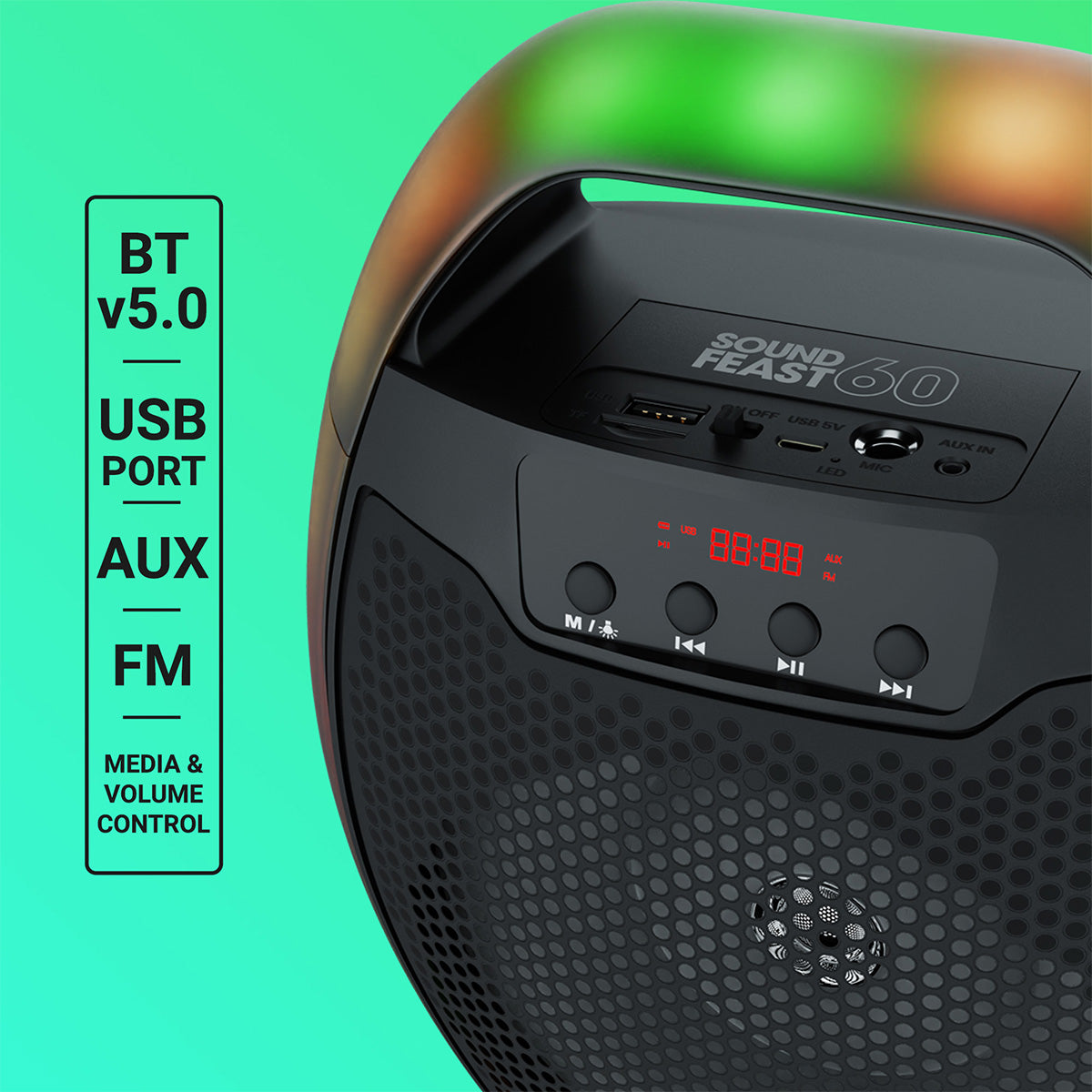 Portable bluetooth speaker online zebronics price